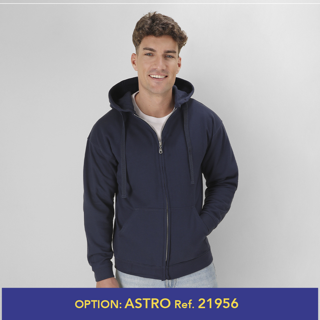 Sweatshirt com Capuz + Fecho Adulto "keya" - SWZ280