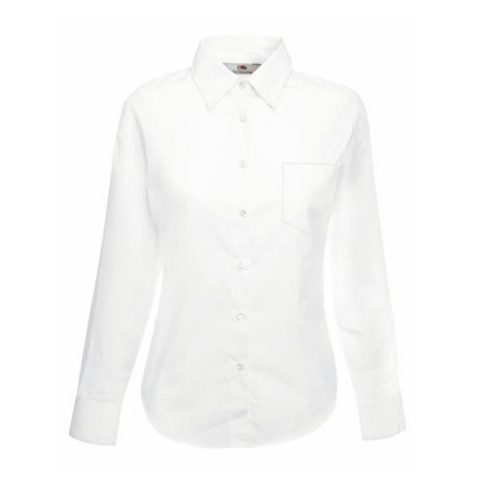 Ladies Poplin LSL