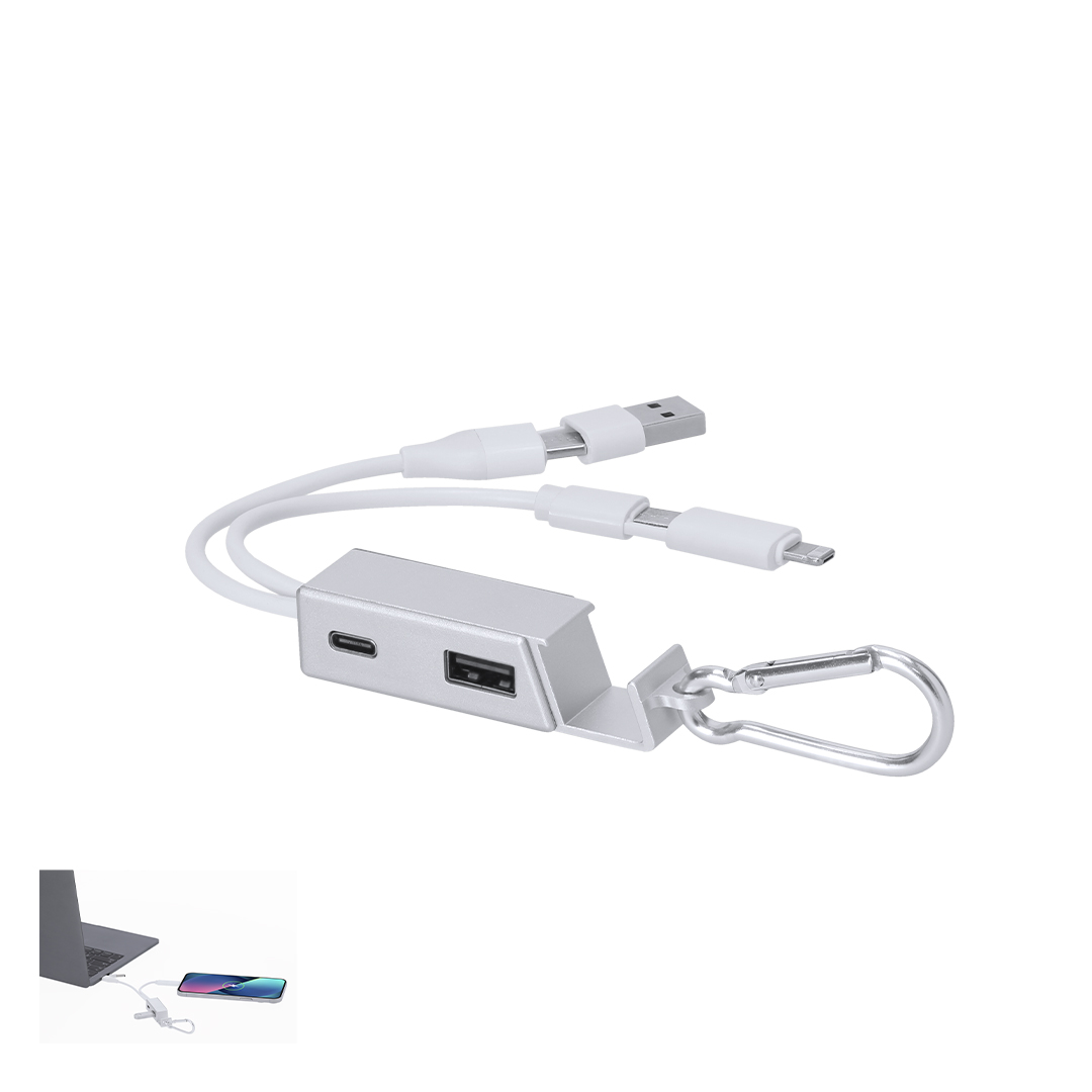 Porta USB Carregador - Leony
