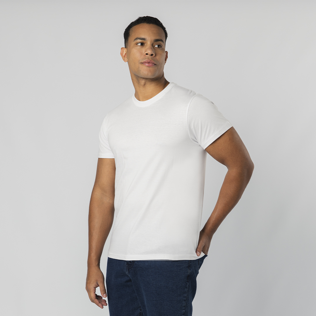 T-Shirt Adulto Branca - Perkins