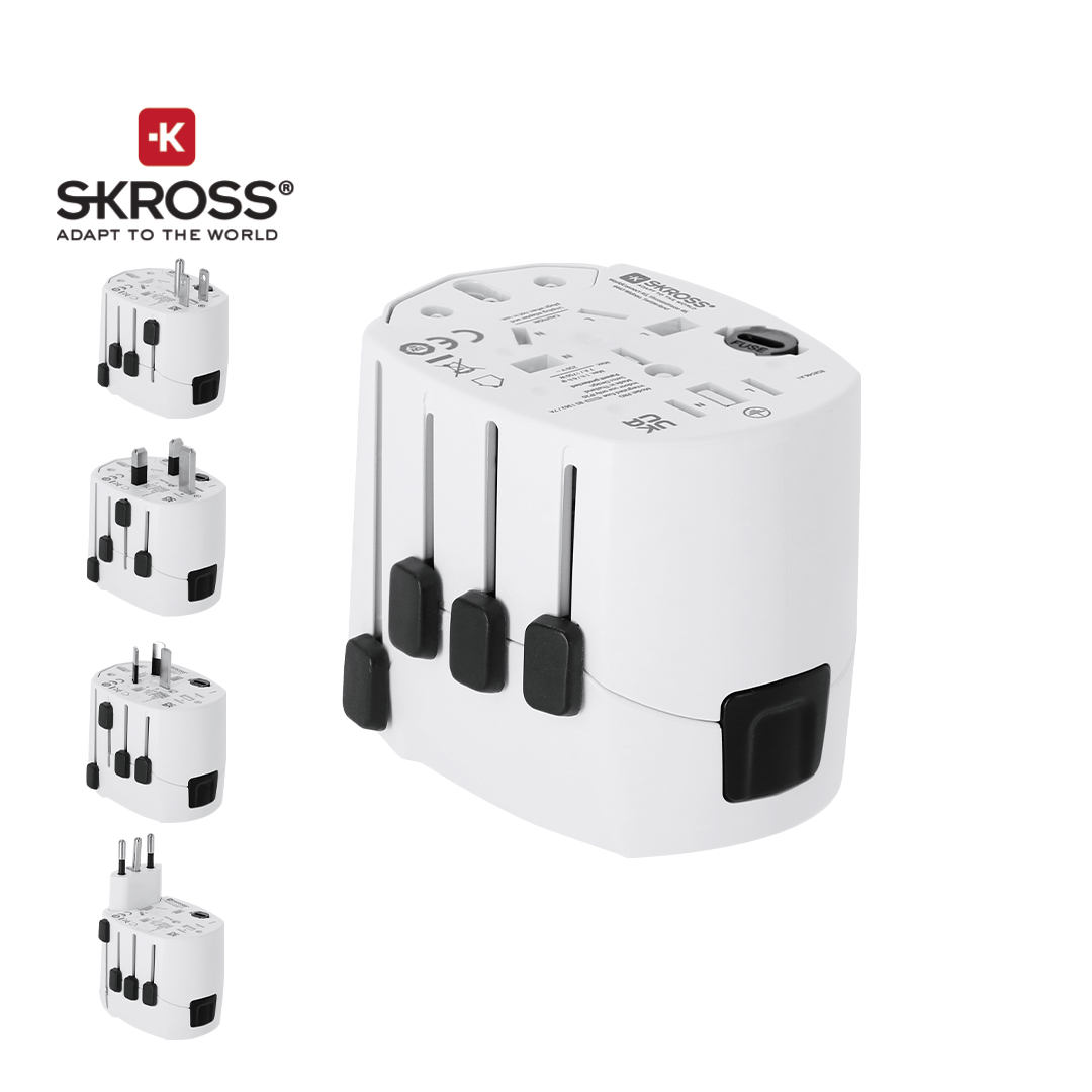 Adaptador Viagem Universal Skross - PRO 3-POLE