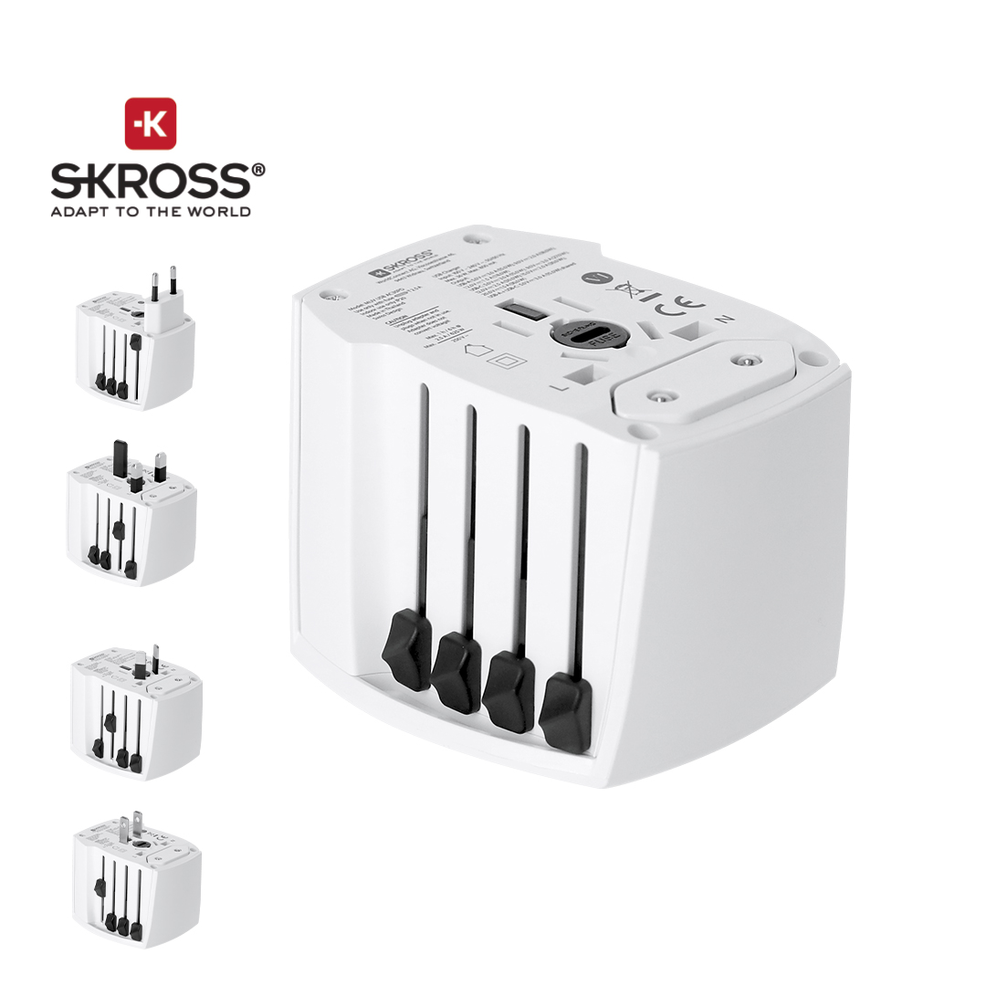 Adaptador Viagem Universal Skross - MUV USB 30W PD