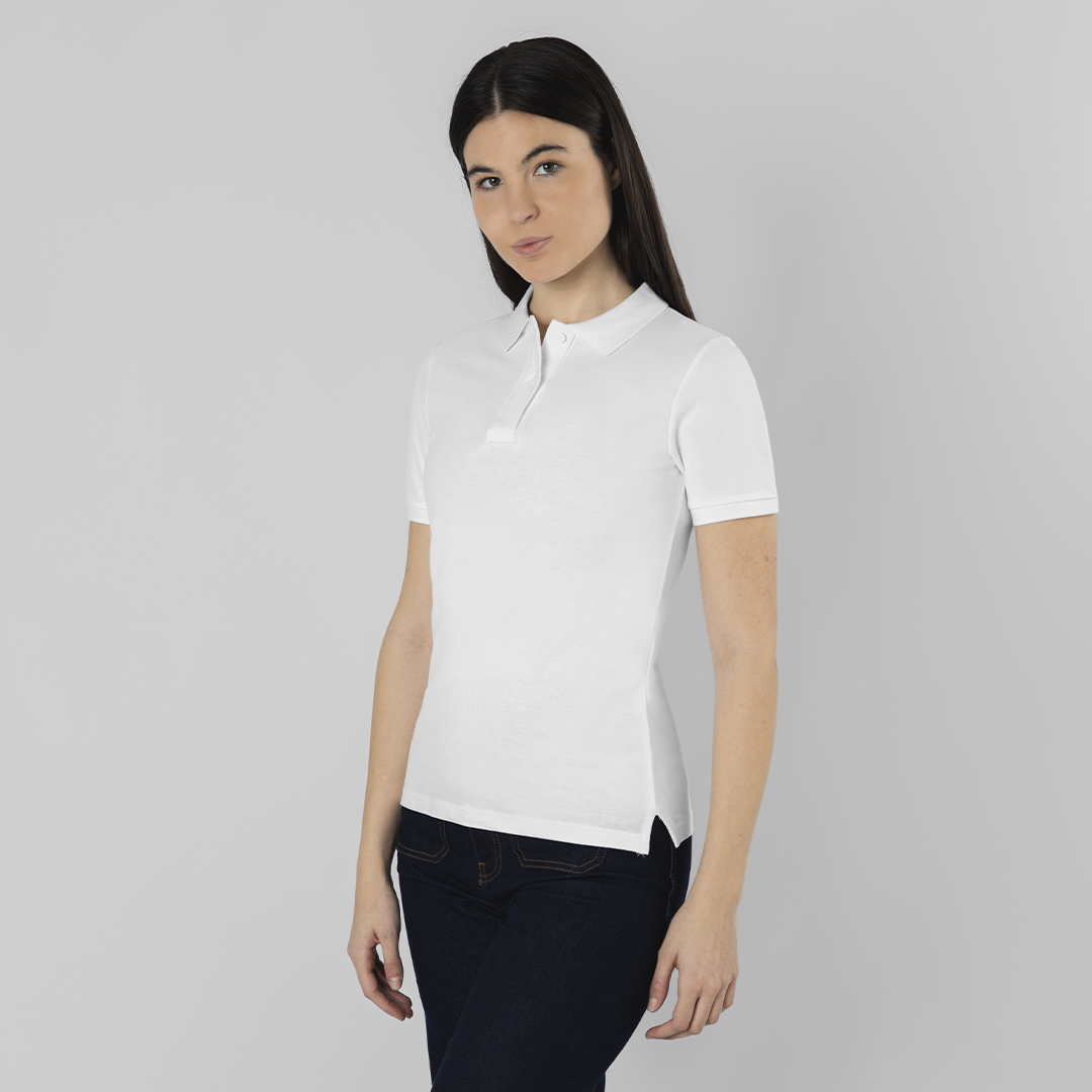 Polo Mulher Branco - Charles