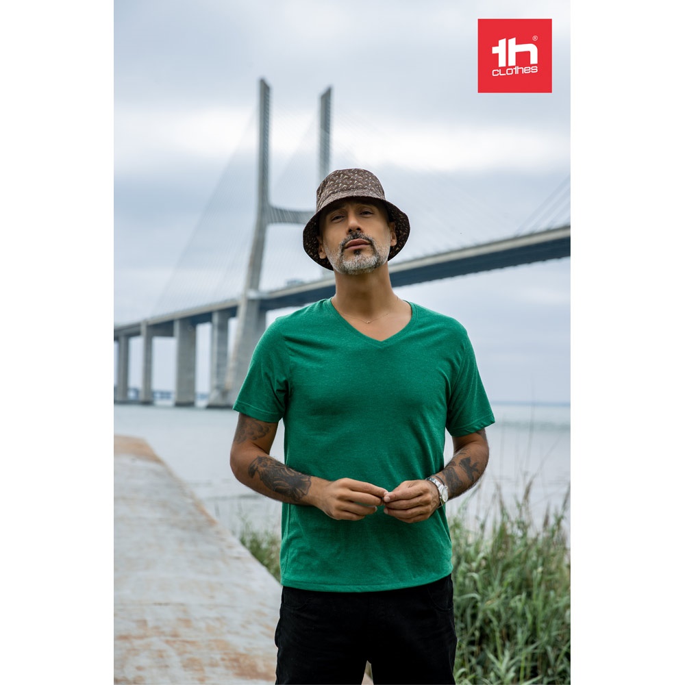 THC ATHENS. T-shirt para homem T-shirt para homem em formato tubular e de corte regular em malha jersey 100% algodão (150 g/m²) com fio de algodão cardado (cores: 194