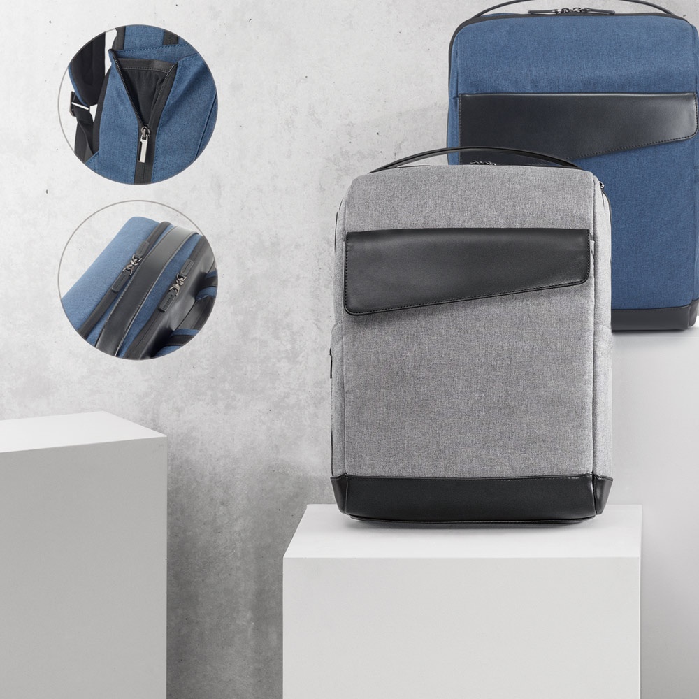 A MOTION BACKPACK é uma mochila com design irreverente e único em 600D e polipele de alta qualidade. A mochila tem diversos compartimentos