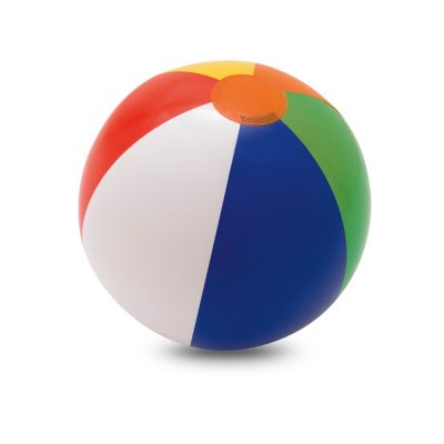Bola de praia insuflável com várias cores em PVC opaco
